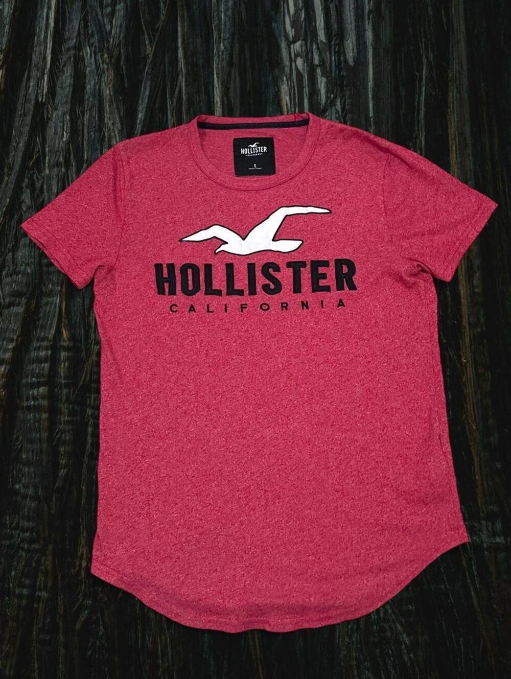 Hollister Co. Men's Red Short Sleeve T-Shirt Size Small